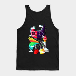 cat smile violet edition COOLEY Tank Top